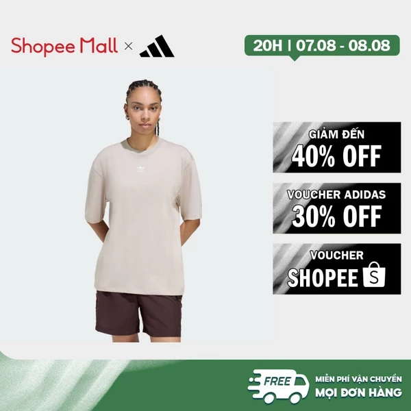 [Duy nhất 8.8 - VOUCHER 30%]adidas Lifestyle Essentials Boyfriend Tee Women Beige KD1368