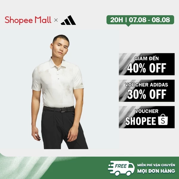 [Duy nhất 8.8 - VOUCHER 30%]adidas Đánh gôn Áo Polo Tour Họa Tiết Cool Feeling Ultimate365 Nam Be IM7892