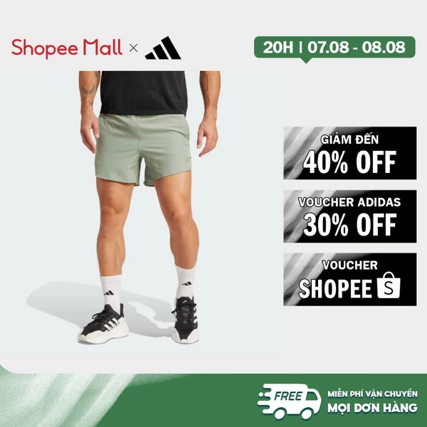 [Duy nhất 8.8 - VOUCHER 30%]adidas Chạy Quần Short Run It Nam màu xanh lá JD2327