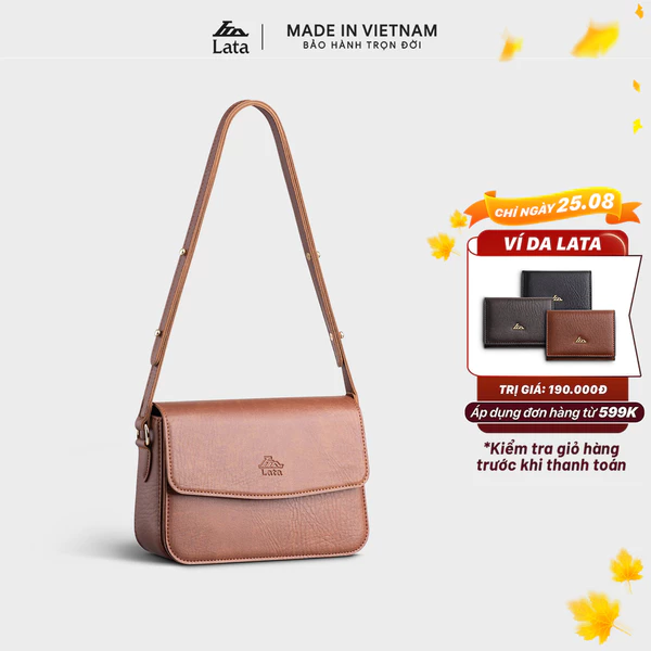 Túi Lata (Thời trang nữ basic - Túi đeo chéo da HN111)