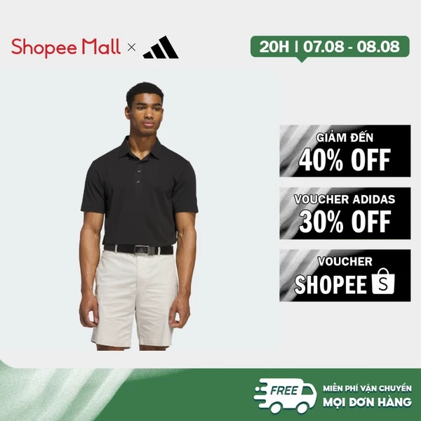 [Duy nhất 8.8 - VOUCHER 30%]adidas Đánh gôn Áo Polo Twistknit Tour Ultimate365 Nam Đen JN9081