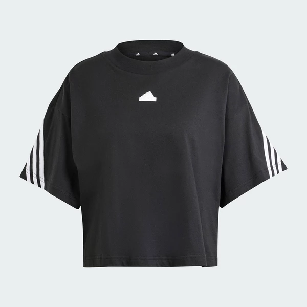 adidas Phong cách sống Áo Thun 3 Sọc Future Icons Nữ Đen IP1571