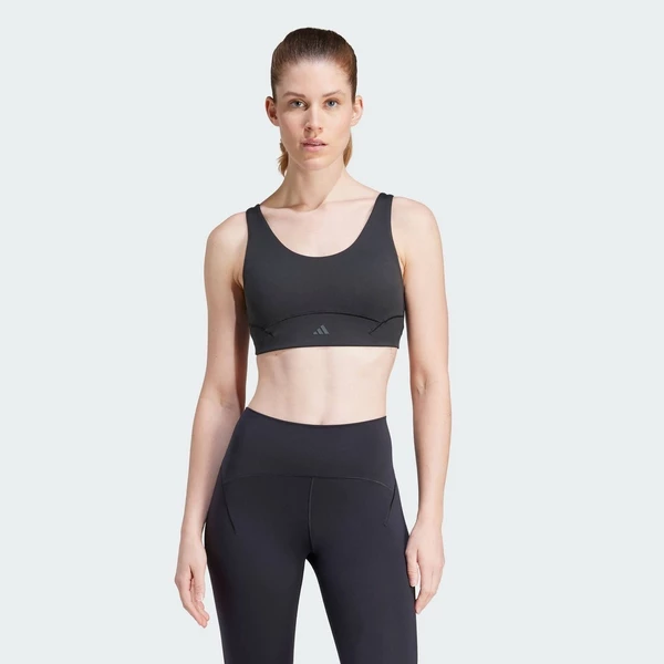 adidas Gym & Training Áo Bra Medium Support Luxe All Me Nữ Đen IQ3368