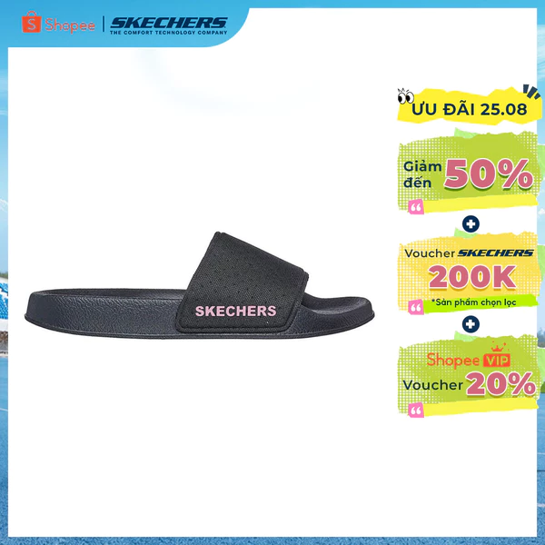 Xăng Đan/Dép Nữ Skechers Cali Side Lines 2 - 897946-BBK