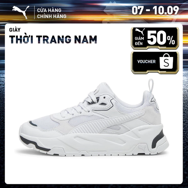 Giày Thời Trang PUMA Nam Trinity Silver Mist-Strong Gray Màu Xám
