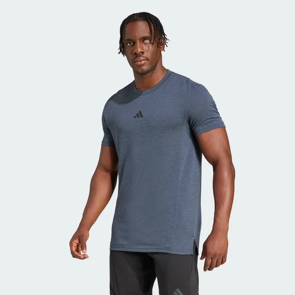 adidas Gym & Training Áo Thun Tập Luyện Designed for Training Nam Màu xanh da trời JI5770