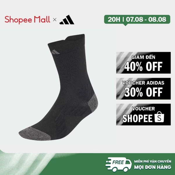 [Duy nhất 8.8 - VOUCHER 30%]adidas Running RUNNING COMFY CREW SOCK Unisex Black KG9716