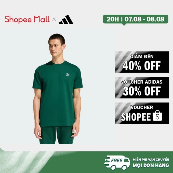 [Duy nhất 8.8 - VOUCHER 30%]adidas Phong cách sống Áo Thun Ba Lá Essentials Nam màu xanh lá KD1323