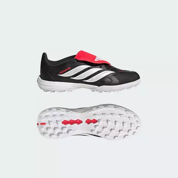 adidas Bóng đá Giày Đá Bóng Sân Cỏ Nhân Tạo Lưỡi Gà Gập PREDATOR LEAGUE Cho Trẻ Em Trẻ em Đen JS1041