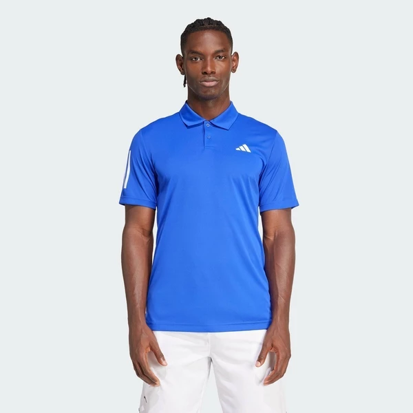 adidas Quần vợt & Padel Tennis Áo Polo Tennis 3 Sọc Club Nam Màu xanh da trời IZ3220