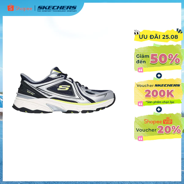 Giày Thể Thao Nam Skechers Slip-Ins Sport Stamina Sport Kordae Thường Ngày - 233156-NVSL Air-Cooled Memory Foam
