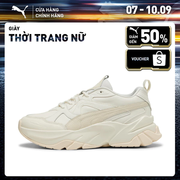 Giày Thời Trang PUMA Nữ Sophyr Lthr Wns Warm White-Alpine Snow Màu Trắng