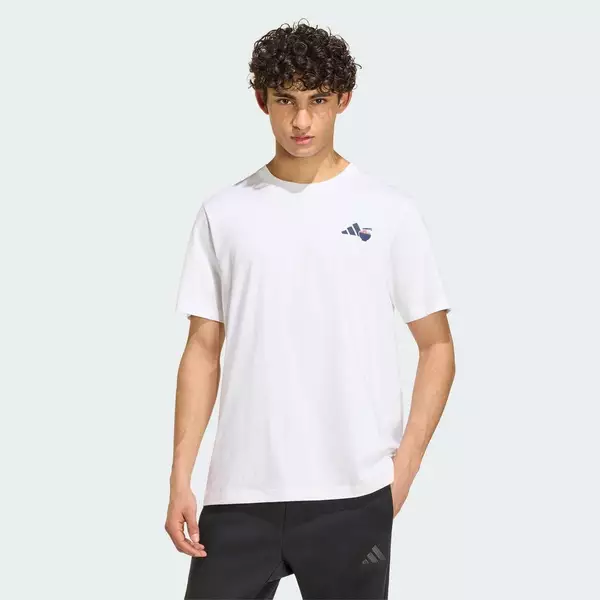 adidas Phong cách sống ÁO THUN GRAPHIC RAMEN Nam trắng KS5080