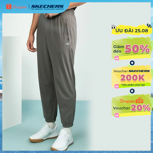 Quần Dài Thể Thao Nam Skechers Walking Performance Pants - SP325M330-01F1
