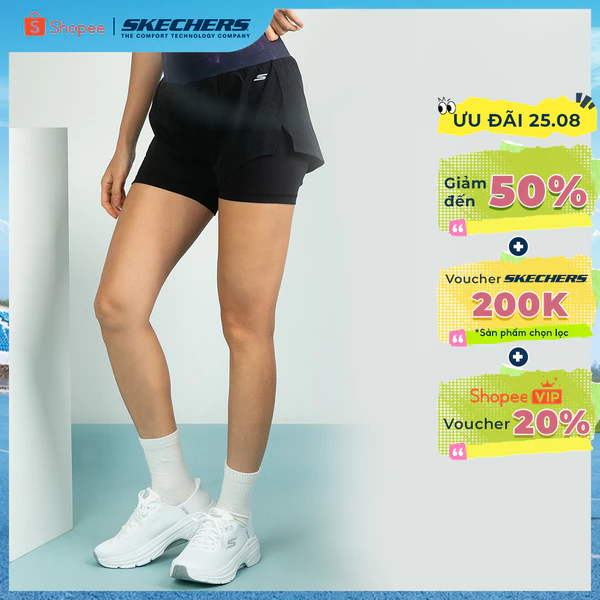 Quần Đùi Thể Thao Nữ Skechers Running Performance Shorts - SP325W308-0018 Online Sale
