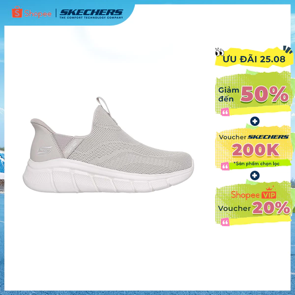 Giày Thể Thao Nữ Skechers Slip-Ins BOBS Sport Casual Fit Thường Ngày - 117634-TPE Memory Foam