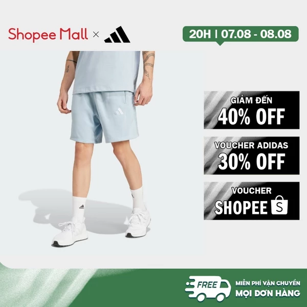 [Duy nhất 8.8 - VOUCHER 30%]adidas Phong cách sống Quần Short Nỉ Graphic ALL SZN Nam Màu xanh da trời IY6603