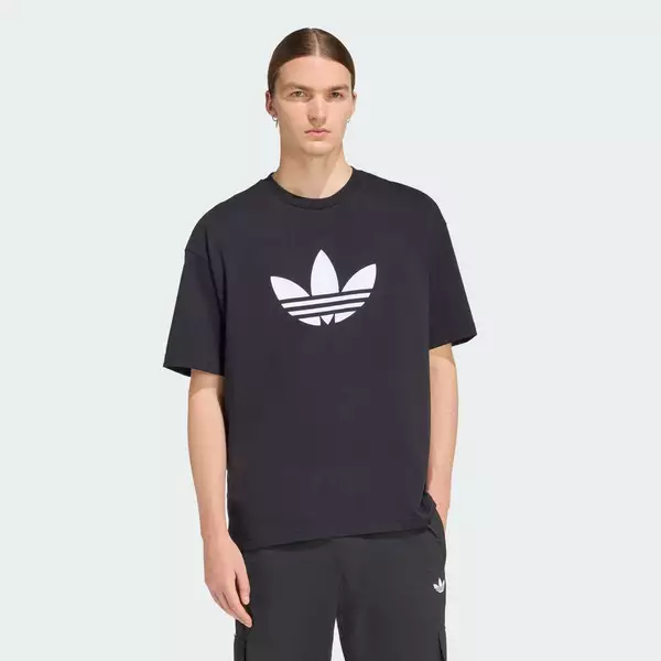 adidas Phong cách sống ÁO THUN BA LÁ ADICOLOR Nam Đen KD4091