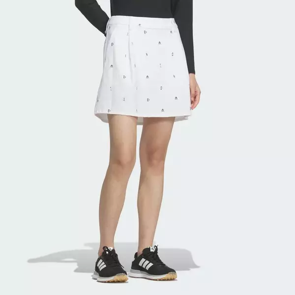 adidas Đánh gôn CHÂN VÁY MONOGRAM Nữ trắng JY8216
