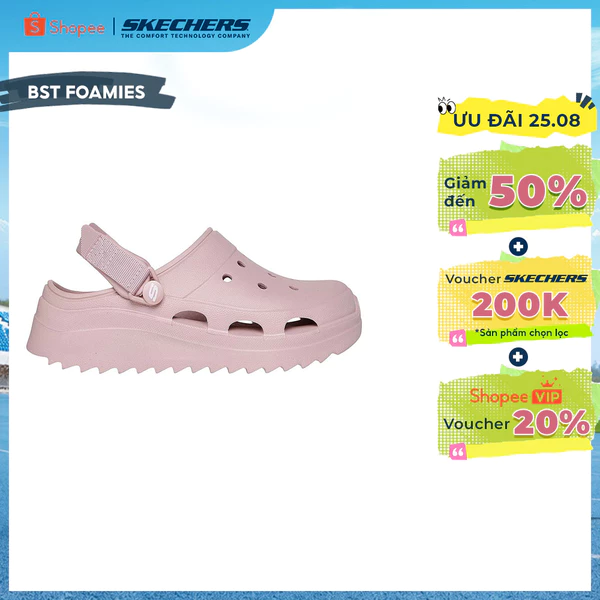 Giày Clog Nữ Skechers Foamies Surge Tranquil-111582-MVE