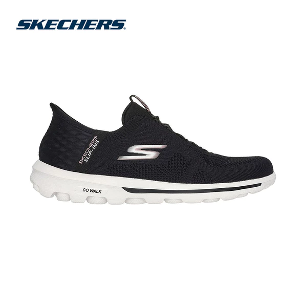 Giày Thể Thao Nữ Skechers Slip-ins GOwalk Travel Milan Đi Bộ - 124279-BKPK Air-Cooled Memory Foam Online Sale