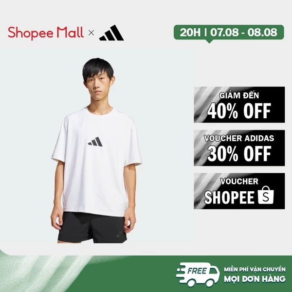 [Duy nhất 8.8 - VOUCHER 30%]adidas Phong cách sống Áo Thun Dáng Suông adidas Z.N.E. Nam trắng JC5482