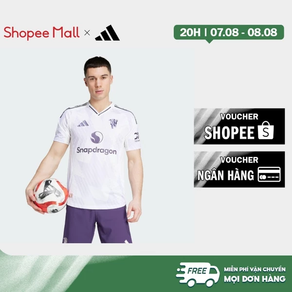adidas Bóng đá Áo Đấu Sân Khách Manchester United 25/26 Phiên Bản Authentic Nam trắng JI7424