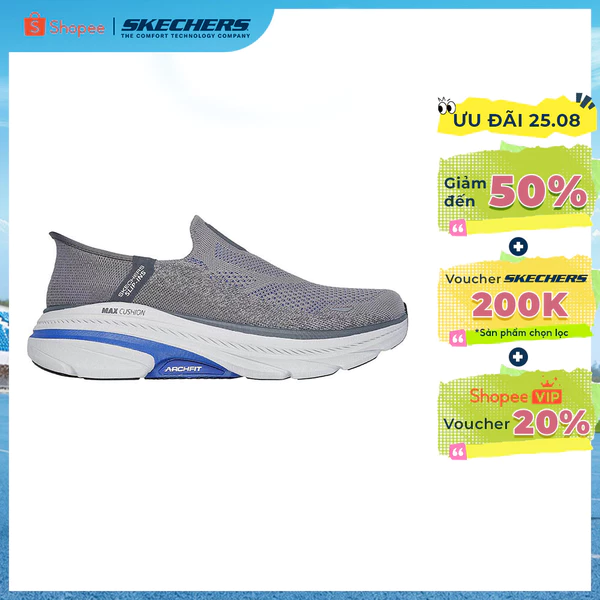 Giày Thể Thao Nam Skechers Slip-ins Max Cushioning Arch Fit 2.0 Fortuitous 2.0-220565-CHAR APMA