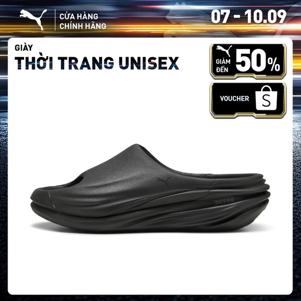 Dép Quai Ngang PUMA Unisex Unwind Nitrocat LS Black-Cool Light Màu Đen