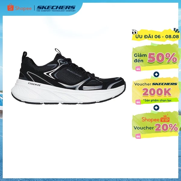 [ĐỘC QUYỀN ONLINE] Giày Thể Thao Nữ Skechers Sport Edgeride Silver Eclipse-150475-BKW Memory Foam