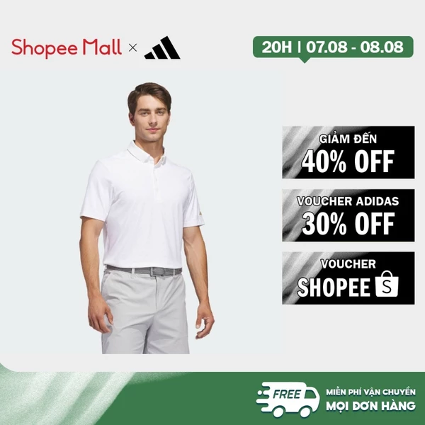 [Duy nhất 8.8 - VOUCHER 30%]adidas Đánh gôn ÁO POLO HỌA TIẾT SIÊU NHỎ ULTIMATE365+ Nam trắng KC3542