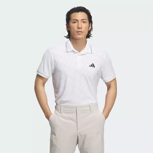 adidas Đánh gôn ÁO POLO NGẮN TAY JACQUARD Nam trắng JY8231