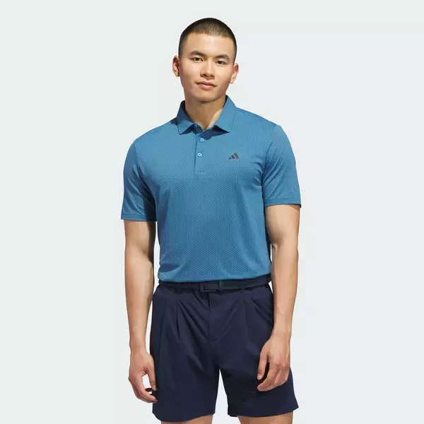 adidas Đánh gôn ÁO POLO CHUYÊN DỤNG HOẠ TIẾT DỆT NỔI Nam Màu xanh da trời KB6795