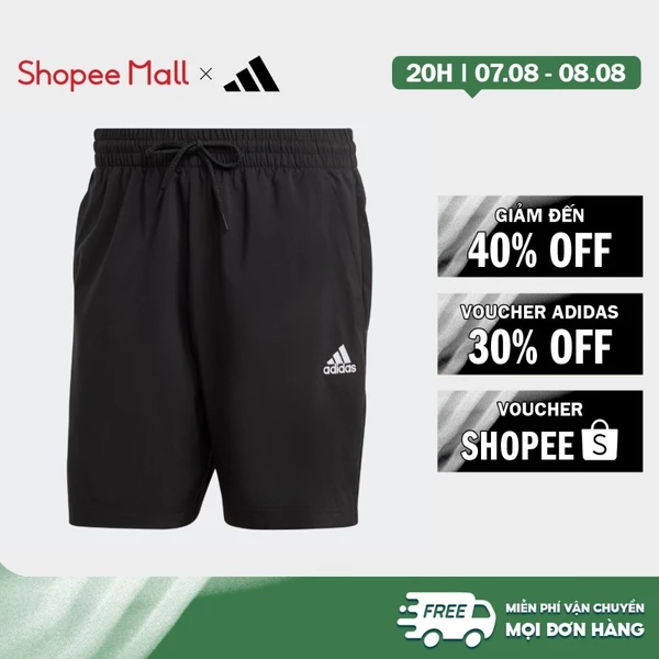[Duy nhất 8.8 - VOUCHER 30%]adidas Phong cách sống Quần Short Chelsea Logo Nhỏ Essentials AEROREADY Nam Đen IC9392