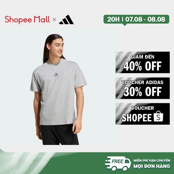 [Duy nhất 8.8 - VOUCHER 30%]adidas Phong cách sống Áo Thun ALL SZN Nam Xám IY4138