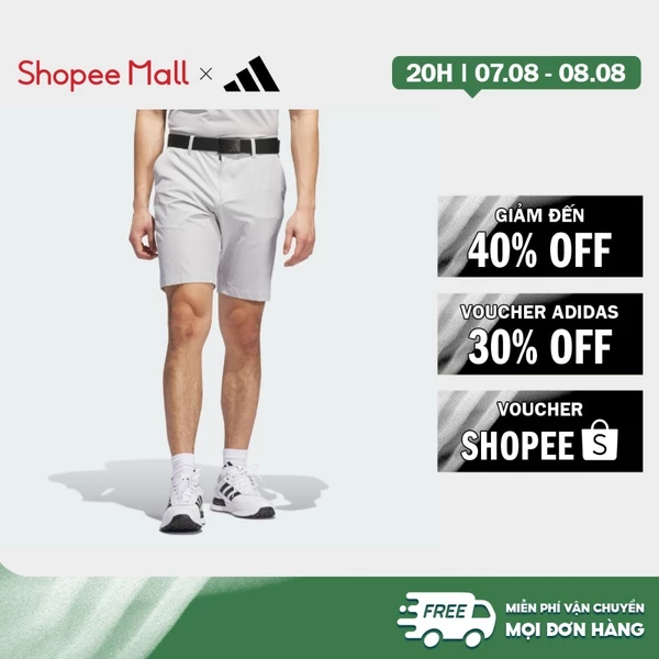 [Duy nhất 8.8 - VOUCHER 30%]adidas Đánh gôn Quần Short Ultimate365 Vải Dệt Nổi – Dài 9 Inch Nam Xám KC4711