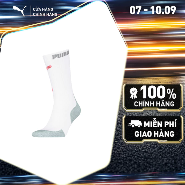 Vớ Thể Thao PUMA Unisex U Training Sock H.Terry white Màu Trắng