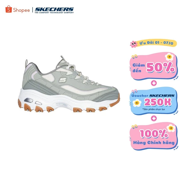 Giày Thể Thao Nữ Skechers Sport D'Lites Popular Vote-150241-GRMT Air-Cooled Memory Foam