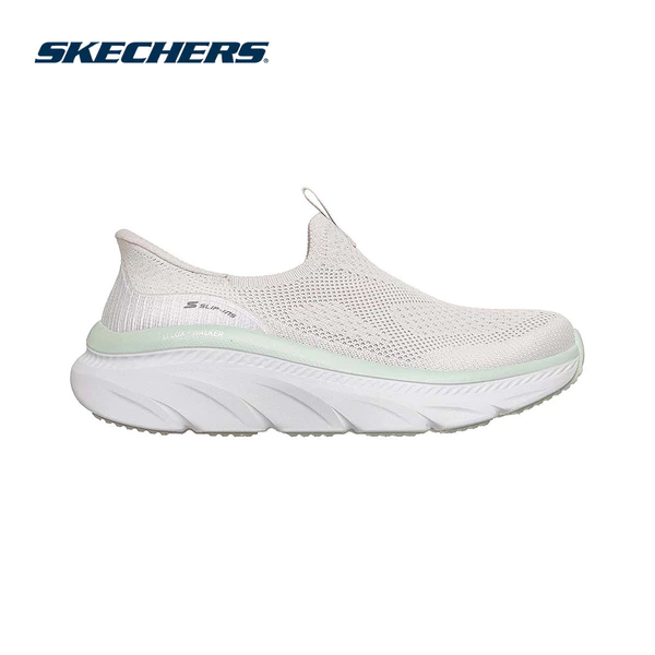 Giày Thể Thao Nữ Skechers Slip-Ins Sport D'Lux Walker 3.0 Pure Flow Thường Ngày - 150391-LTGY Air-Cooled Memory Foam