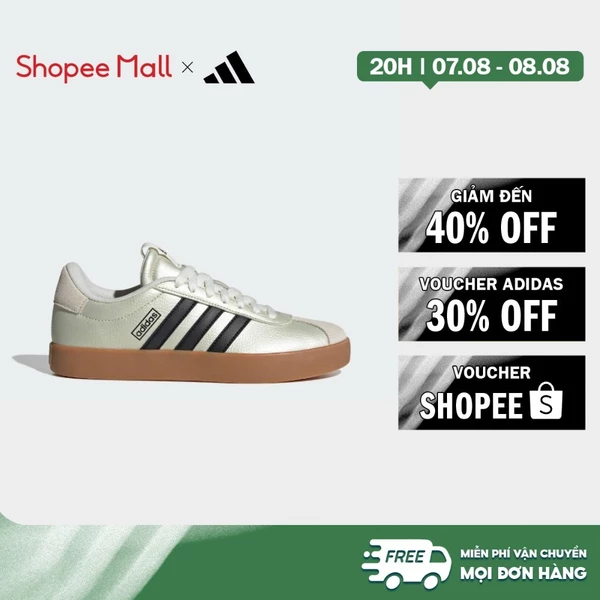 [Duy nhất 8.8 - VOUCHER 30%]adidas Phong cách sống Giày VL Court 3.0 Nữ Be IH4024