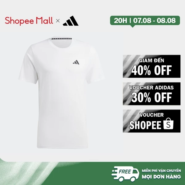 [Duy nhất 8.8 - VOUCHER 30%]adidas Gym & Training Áo Thun Tập Luyện Train Essentials Feelready Nam trắng IC7440