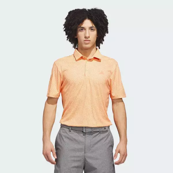 adidas Đánh gôn ÁO POLO ULTIMATE365 FEATHER PRINT Nam trái cam KR9520