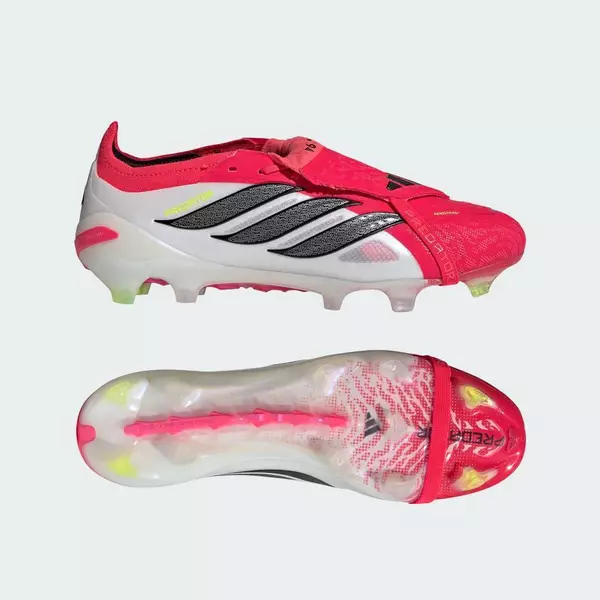 adidas Football PREDATOR ELITE Fold-Over Tongue Firm Ground Football Boots Unisex Red JS0380