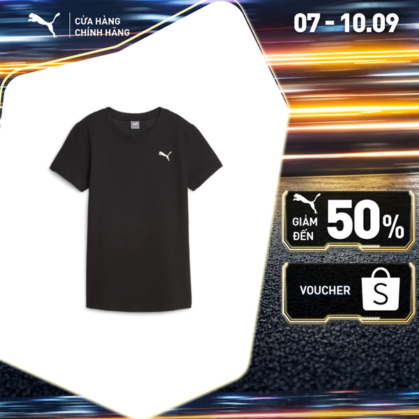 Áo Thun Thời Trang PUMA Nữ HER Structured Tee Black Màu Đen
