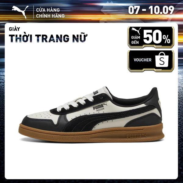 Giày Thời Trang PUMA Nữ Indoor Quiet Lux Wns Black-Gum Màu Đen
