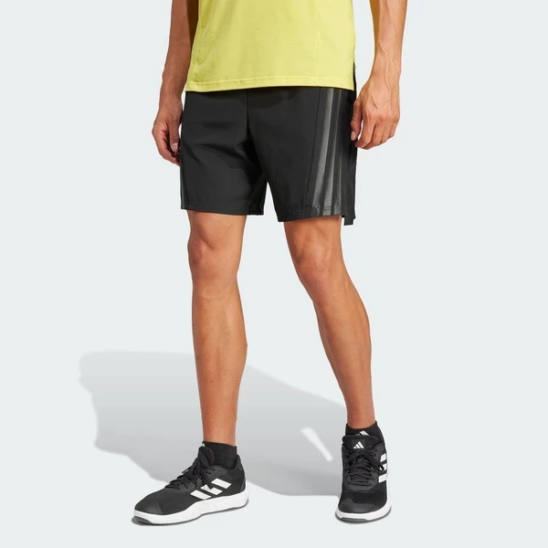 adidas Gym & Training Quần Short 3 Sọc Designed-for-Training Nam Đen JE5682
