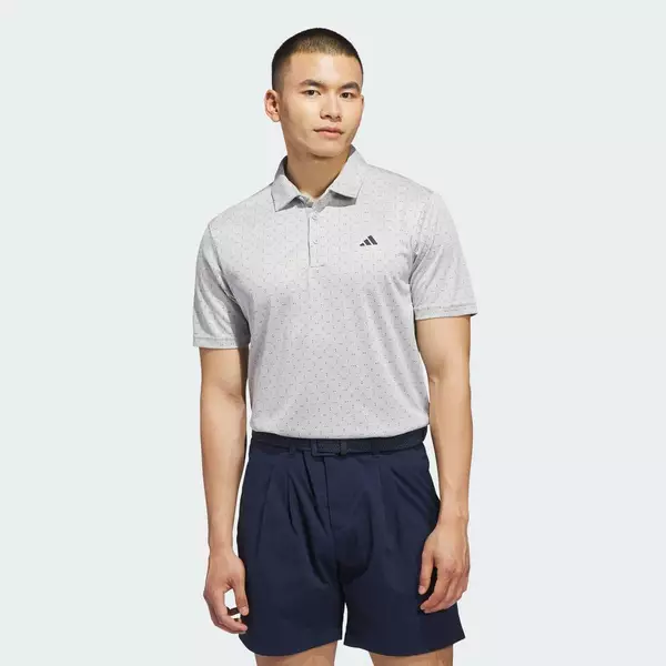 adidas Đánh gôn ÁO POLO PERFORMANCE TEXTURED PRINT Nam Xám JY5458