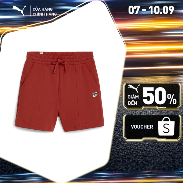Quần Đùi Thời Trang PUMA Nữ DOWNTOWN RE:COLLECTION Short Mars Red Màu Đỏ