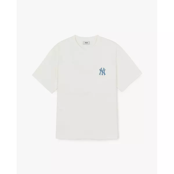 MLB - Áo thun unisex tay ngắn Vintage Denimlike Monogram Big Lux_3ATSM0663-50CRS