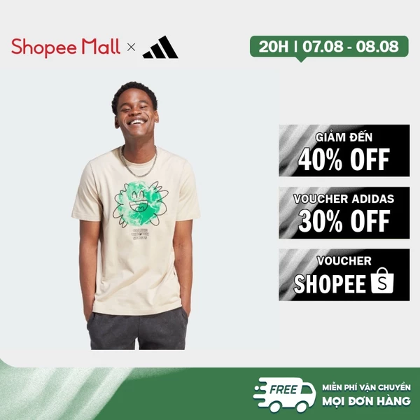 [Duy nhất 8.8 - VOUCHER 30%]adidas Phong cách sống Áo Thun Earth Change Through Sports adidas Sportswear Nam Be IL5407